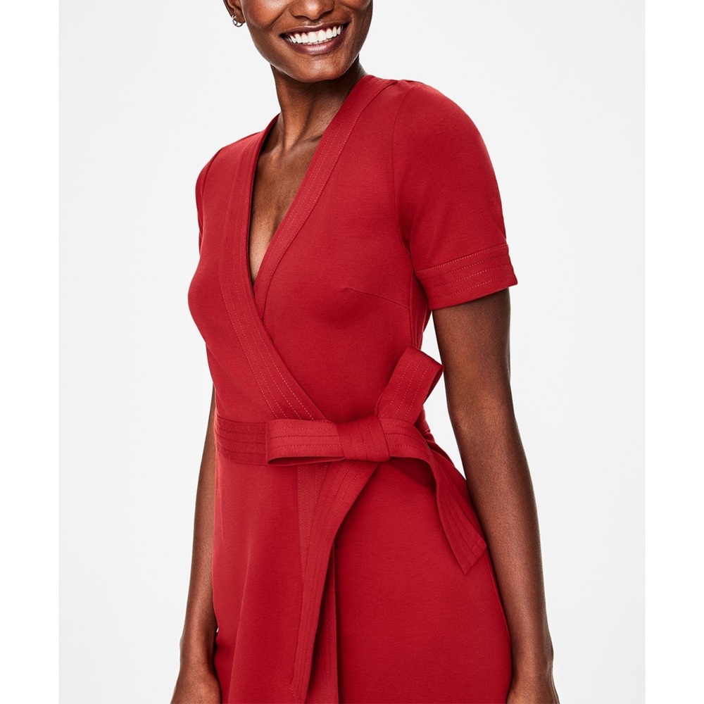 Boden size 8 wrap dress red - Picture 5 of 7